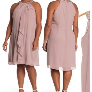 Women’s mauve cocktail dress size 16